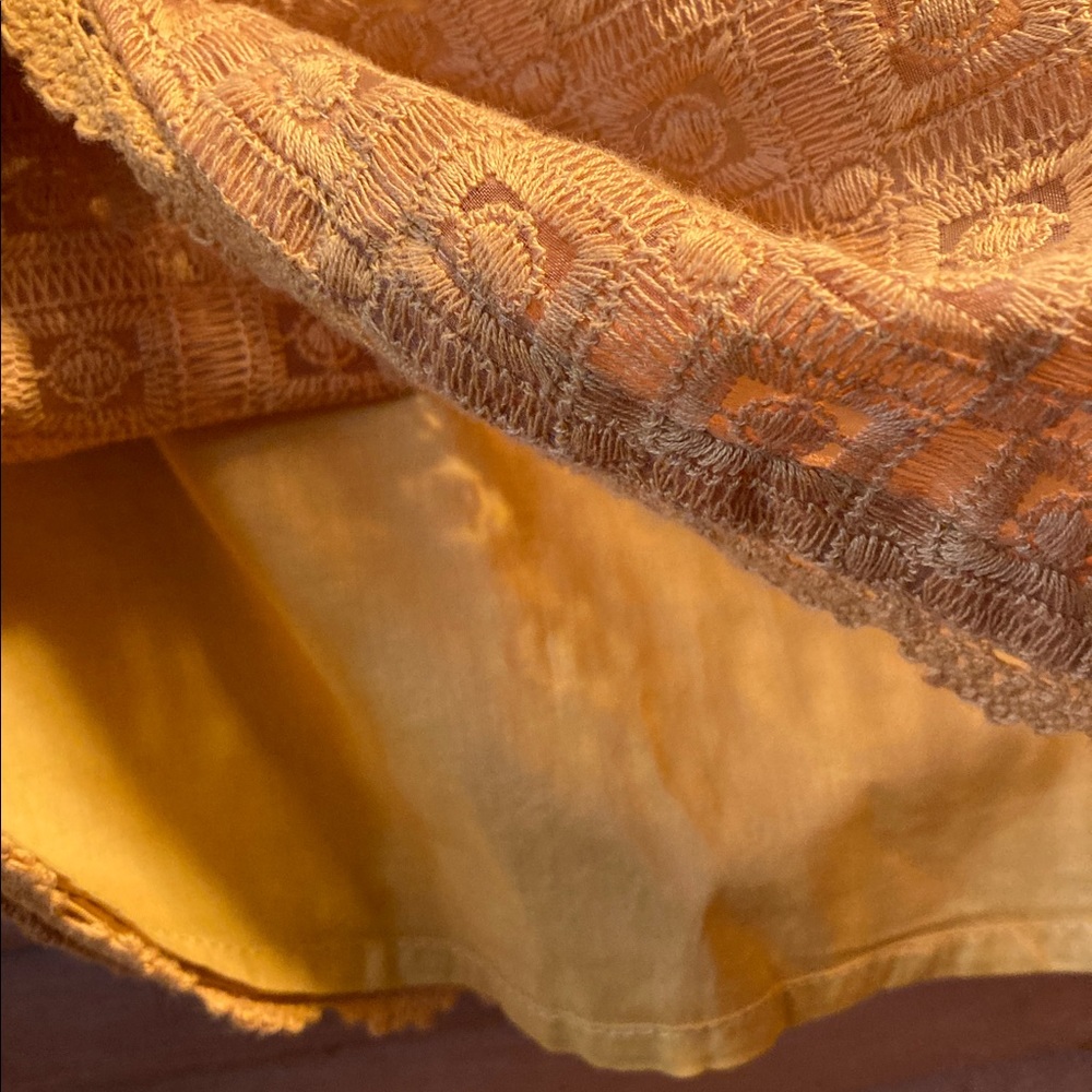 Oshkosh Autumn Yellow Brocade Top Sleeveless Top/Tunic - Picture 12 of 12